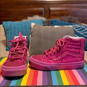 Girls Glitter Vans